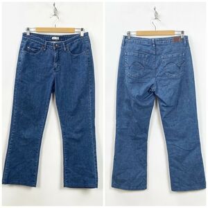 Lee 10 Womens Medium Wash Lower on the Waist Bootcut Denim Jeans